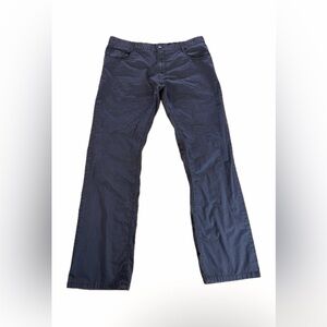 Pavini Italian Designer Men's Pants Black 36x32 Straight